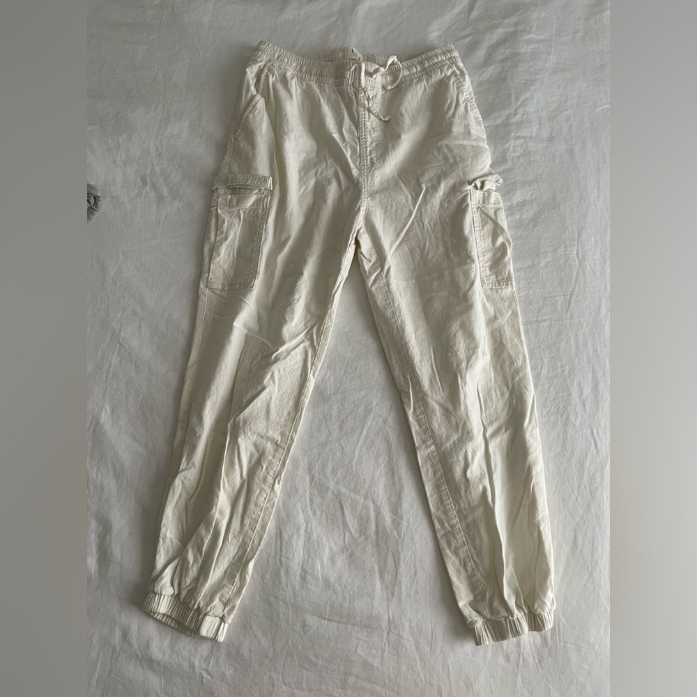 L.T.J (letter to Juliet) Los Angeles Ivory Jogger Pants - Picture 5 of 6